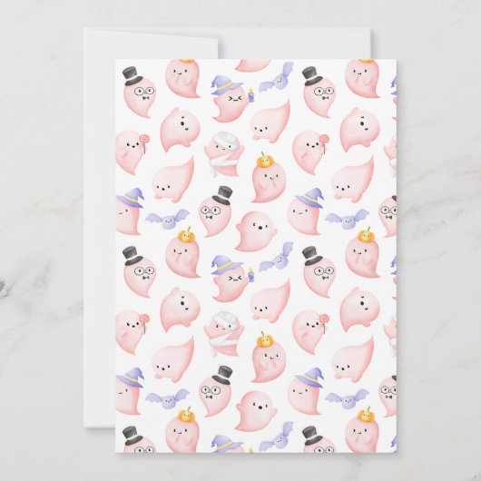 Pink Ghost A Little Boo is bijna te wijten aan Bab Kaart (Achterkant)