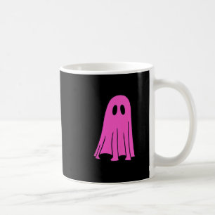 Pink Ghost en Black Cat Halloween Herfst Seizoen Koffiemok