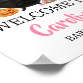 Pink Ghost Halloween Baby is het brouwen van welko Poster (Hoek)