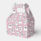 Pink Ghost Halloween Bedankdoosjes (Achterkant)