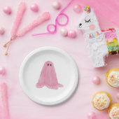 Pink Ghost Halloween Papier Bord (Feest)
