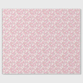 Pink Ghost Halloween Patroon Cadeaupapier (Vlak)