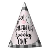 Pink Ghost Halloween Verjaardag Feesthoedjes (Voorkant)