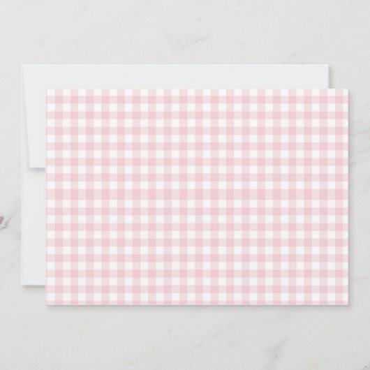 Pink Ghost Halloween Verjaardagsfeest Foto Bedankkaart (Achterkant)