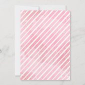 Pink Ghost Kinder Halloween Verjaardagsfeest Kaart (Achterkant)