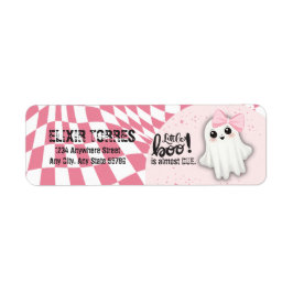 Pink Ghost Little Boo is bijna het gevolg van Baby Etiket