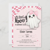 Pink Ghost Little Boo is bijna het gevolg van Baby Kaart (Voorkant)