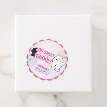 Pink Ghoul Halloween Girl Baby shower