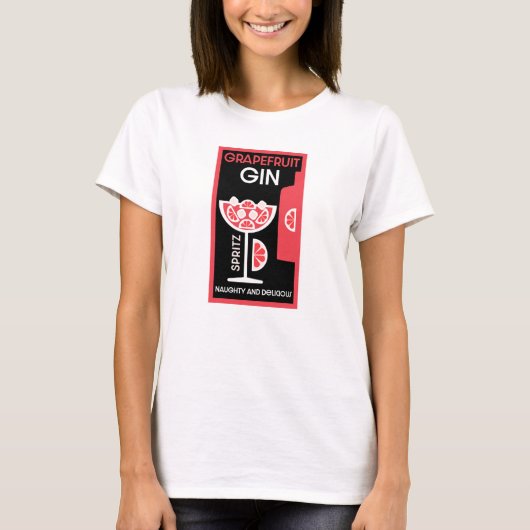 Pink Gin T-shirt (Voorkant)