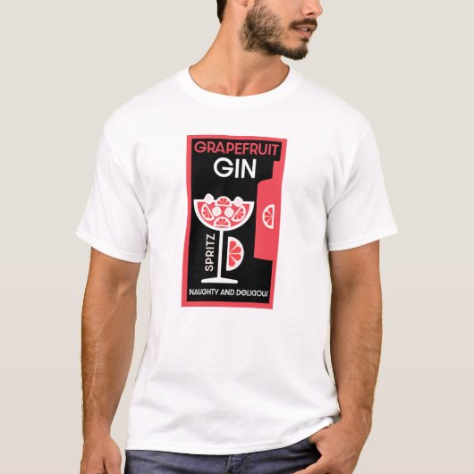 Pink Gin T-shirt (Voorkant)