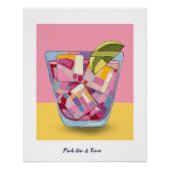 PINK GIN & TONIC 2 POSTER (Voorkant)