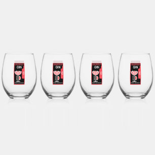 Pink Gin Wijnglas Zonder Voet
