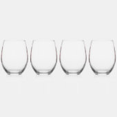 Pink Gin Wijnglas Zonder Voet (Rechts)