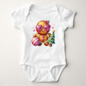Pink Gingerbread  Romper (Voorkant)