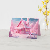 Pink Gingerbread World  Kaart (Gele Bloem)