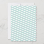 Pink Gingerbrood House Decorting Party Kaart (Achterkant)