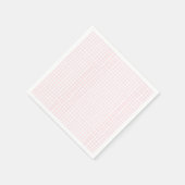 Pink Gingham Baby Shower Servet (Hoek)