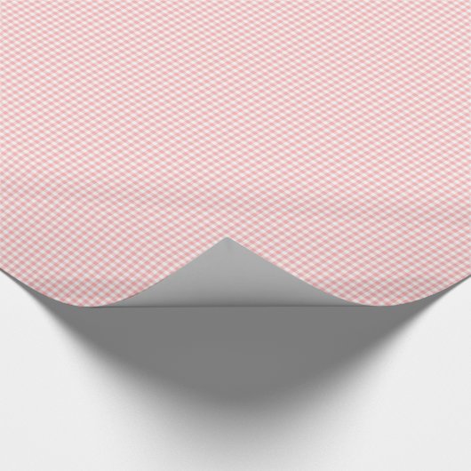 Pink Gingham Cadeaupapier (Hoek)