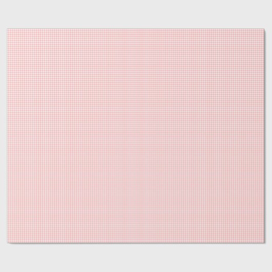Pink Gingham Cadeaupapier (Vlak)