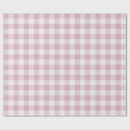 Pink Gingham Cadeaupapier