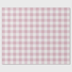 Pink Gingham Cadeaupapier
