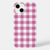 Pink Gingham Case-Mate iPhone Case (Achterkant)