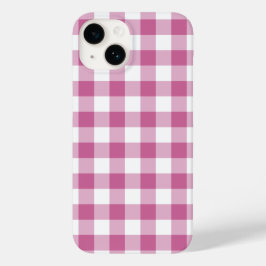 Pink Gingham Case-Mate iPhone 14 Hoesje