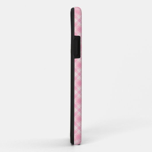Pink Gingham Case-Mate iPhone Case (Achterkant/rechts)