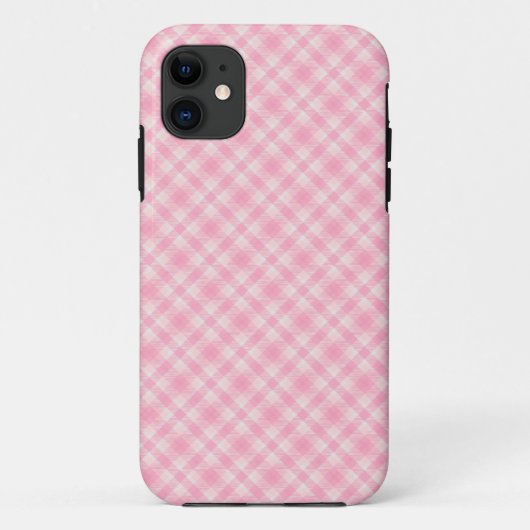 Pink Gingham Case-Mate iPhone Case (Achterkant)