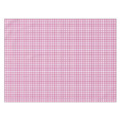 Pink Gingham Checkered Tablecloth for Parties Tafelkleed (Voorkant (Horizontaal))