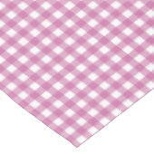 Pink Gingham Checkered Tablecloth for Parties Tafelkleed (Gekanteld)