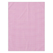 Pink Gingham Checkered Tablecloth for Parties Tafelkleed (Voorkant)