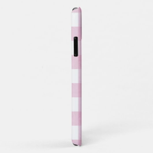 Pink Gingham Decor Case-Mate iPhone Case (Achterkant/rechts)