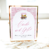 Pink Gingham Fresh Off The Market Kaarten en gesch Poster