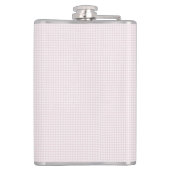 Pink Gingham Illinois State Vinyl Fles Heupfles (Achterkant)