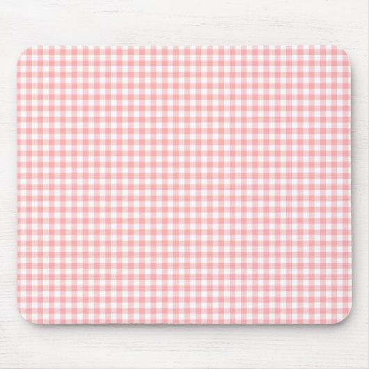Pink Gingham Muismat (Voorkant)