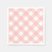 Pink Gingham Napkins Servet (Voorkant)