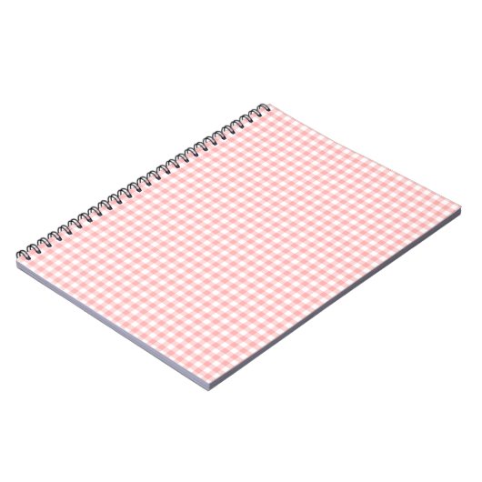 Pink Gingham Notitieboek (Linkerzijde)