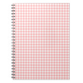 Pink Gingham Notitieboek (Voorkant)