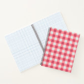 Pink Gingham Notitieboek - Soft Esthetic Journal (Binnen)