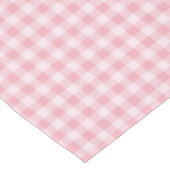Pink Gingham Pattern Girly Check Plaid Checkered Tafelkleed (Gekanteld)