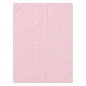 Pink Gingham Pattern Girly Check Plaid Checkered Tafelkleed (Voorkant)