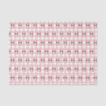 Pink Gingham Piggy