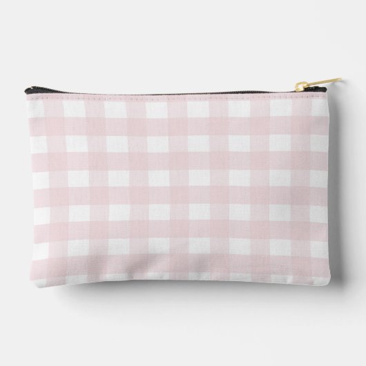 Pink Gingham Pink Bow Verjaardagsgunsten Etui (Achterkant)