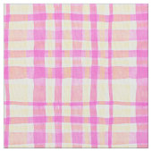 Pink gingham plaid zomer stof (Close Up)