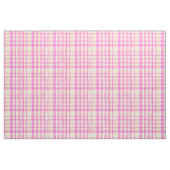 Pink gingham plaid zomer stof (Fat Quarter)