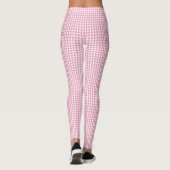 Pink Gingham Pset Pattern Leggings (Achterkant)