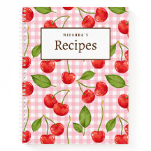 Pink Gingham & Red Cherry Picknick Recept Boek