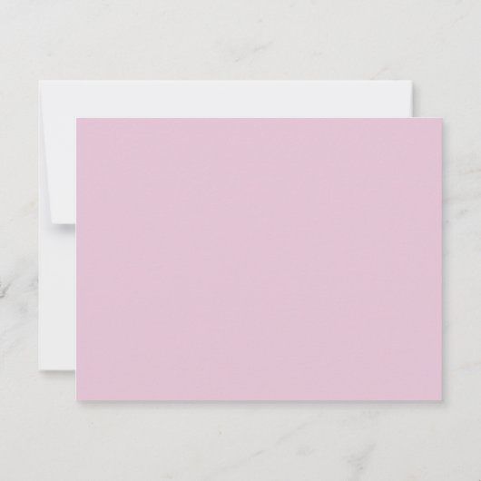 Pink Gingham Sailboat Nursery Note Card Aankondiging (Achterkant)