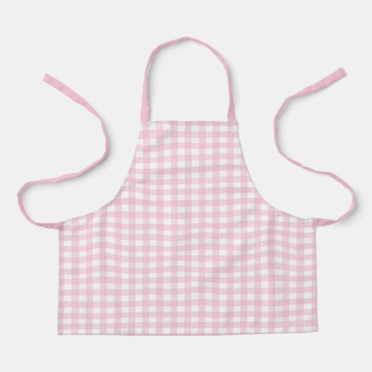 Pink Gingham Schort (Voorkant)